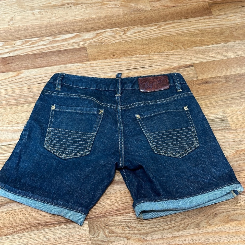 DSquared2 Women's Blue Jean Shorts size 38 Made in Italy - Picture 5 of 9